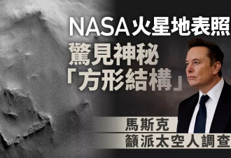 火星照惊见神秘“方形结构” 马斯克：应派人调查