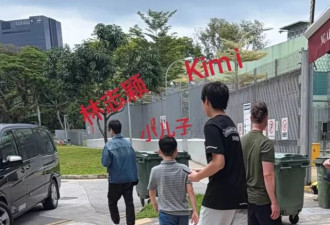 林志颖一家新加坡过年，Kimi大高个大眼睛