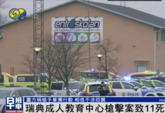 瑞典校园枪击案已致11人死亡，首相发声
