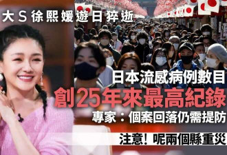 大S感染流感病逝后 港人慌了!市民扎堆去打针