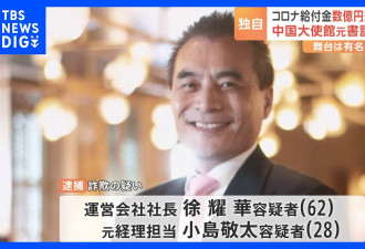 前中国驻日外交官 东京高档餐厅老板涉诈补助被捕