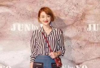 梅婷减肥成功后剪了短发 穿衬衫+短裙时髦减龄