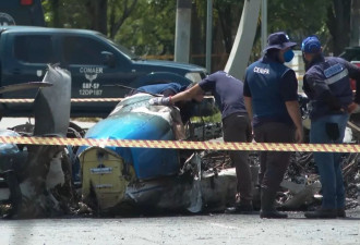 巴西小飞机坠毁撞到公交车，目击者讲述惊魂一刻