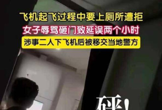 国产小仙女大闹新航逼停飞机，男友一脸绝望
