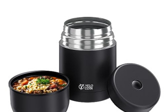 7.2 折, Yelocota食品罐热食，20盎司真空隔热的不锈钢午餐容器