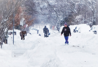 40cm暴雪横扫安省!多伦多连续6天雨雪齐飞:-27°C极寒+90km狂风