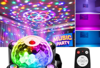 9.4 折, Disco Ball Party Lights声音激活频道, 室内室外