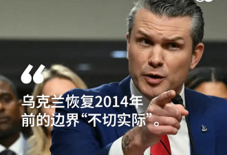 美新任防长：乌克兰恢复2014年前的边界“不切实际”