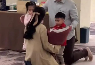 泰国女总理获丈夫跪送红玫瑰，高大飞行员很宠妻