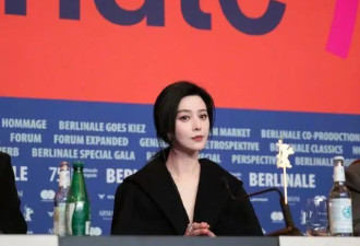 范冰冰被德国总理接见 穿灰大衣打扮低调高级