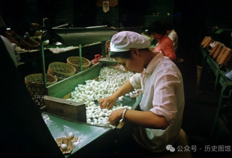 实拍1985年杭州丝绸厂 国营大厂饭菜让人羡慕