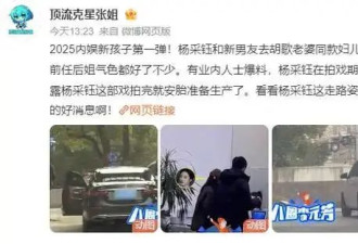 杨采钰被爆怀孕！跟刘亦菲干爹分手后新男友...
