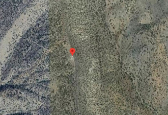 谷歌地图显示美山区有“巨大白色圆盘” UFO阴谋论满天飞