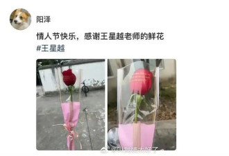 情人节边敷面膜边给粉丝送玫瑰，这么会宠粉的王星越难怪时尚资源如此好！
