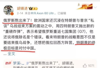 亲俄国还是爱中国？现在可以看出胡锡进的真心了
