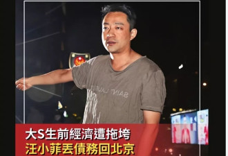 台媒集体声讨汪小菲：拖垮大S生前经济