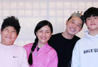胡可晒全家福为沙溢庆生，47岁沙溢瘦下来变好嫩
