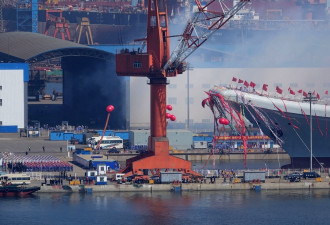 中国004型航母曝光 采用核动力 美中海军竞赛料升级