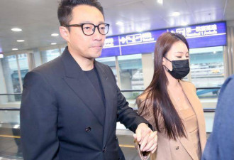 汪小菲夫妇时隔9天返台 全程给台媒黑脸