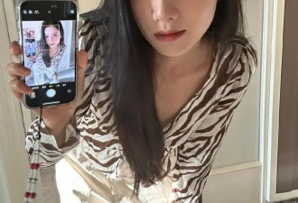 张婧仪的动物纹上衣，好有春日生命力！