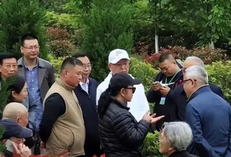 一身老人打扮 刘晓庆回乡选墓地引热议