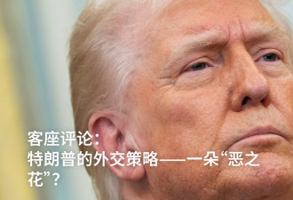 评论：特朗普的外交策略——一朵“恶之花”？