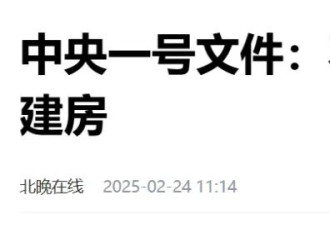 中央一号文件，发现一个大问题