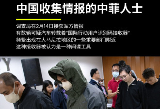 菲律宾再抓捕涉嫌为中国收集情报的中菲人士