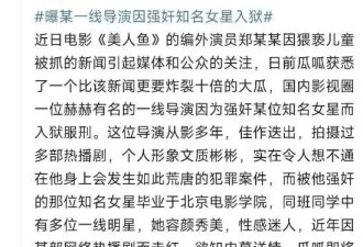 丑闻大曝光！知名导演马进强奸女星吴优被判三年