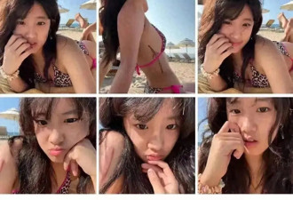 贾静雯大女儿穿着打扮太炸裂，谁能相信这是19岁女孩，后爹无奈