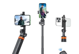 7.6 折, 用于iPhone＆自拍棒的三脚架，带有遥控