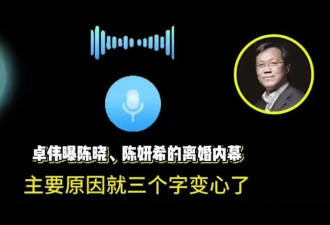 陈晓陈妍希被曝离婚内幕，离不开三个字，女方爆哭三天现状态回归