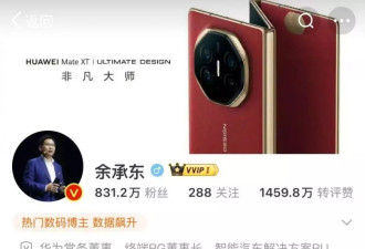 刘亦菲余承东互关，冲上热搜！