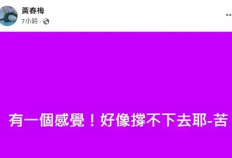 S妈深夜发文“好像撑不下去”网友担心她想不开