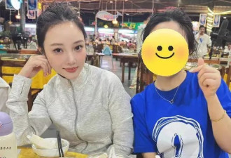 43岁李小璐现身大排档，颈纹暴露真实年龄状态