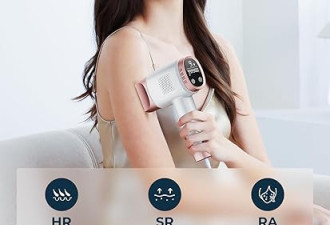 AOPVUI激光脱毛的男女，IPL与冰冷系统几乎无痛且持久的结果