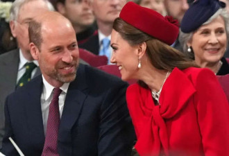 凯特和威廉牵手秀恩爱，力破婚变谣言！穿红衣美翻，“王妃认证”同款更火了