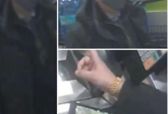 男子在万锦超市持刀抢劫收银机内现金，警方正追捕嫌犯