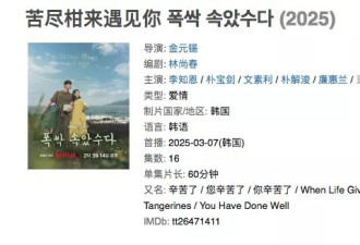 都是“年代+女性”，凭啥韩剧就能拍出9.3分？