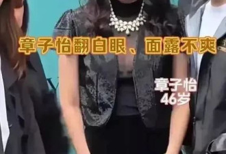 章子怡对打工人甩白眼，对外国高层喜笑颜开引热议