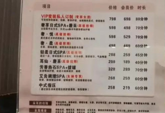 采耳店爆“擦边服务” 女技师爬上男客身 主动扒裤子