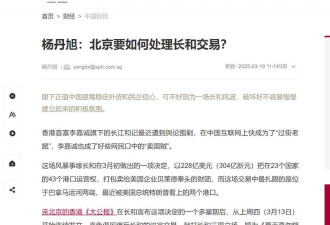 新加坡媒体连发三文 认为骂李嘉诚会破坏营商环境