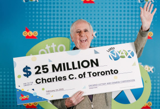 福报！多伦多81岁老翁喜中$2500万！已数十年支持公益