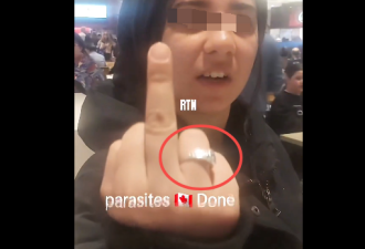 12万人炸裂!多伦多商场"头巾女"讨钱被抓包:怒竖中指亮出大钻戒!