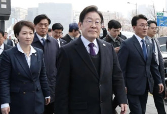 尹锡悦弹劾案宣判在即,李在明穿防弹背心“出街”