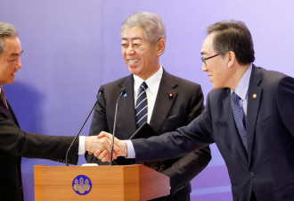 日中韩外长就严峻国际形势下加强三国合作达共识