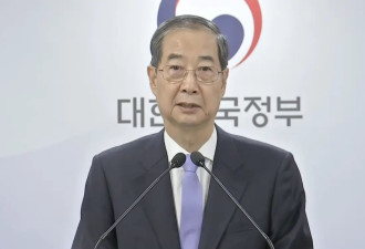 恢复国务总理职权后，韩德洙发表对韩国国民讲话