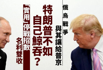 与其让给普京不如自己鲸吞 川普的停战招数够实用
