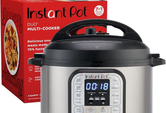 Instant Pot Duo 7合1电动炊具，慢炖锅，米饭，蒸汽蒸汽箱