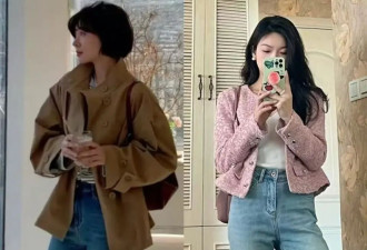 这才是中年女人该有的打扮：“春外套+九分裤”